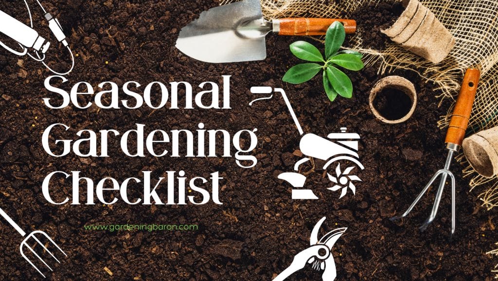 The best seasonal gardening checklist