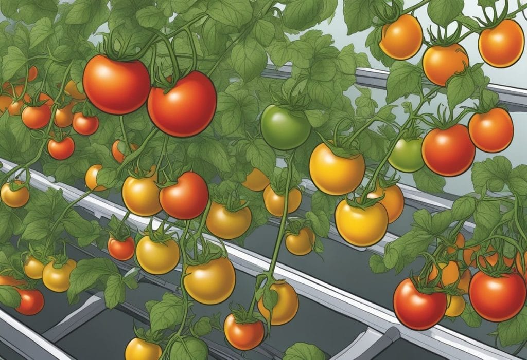 Tomatoes Hydroponic Growing