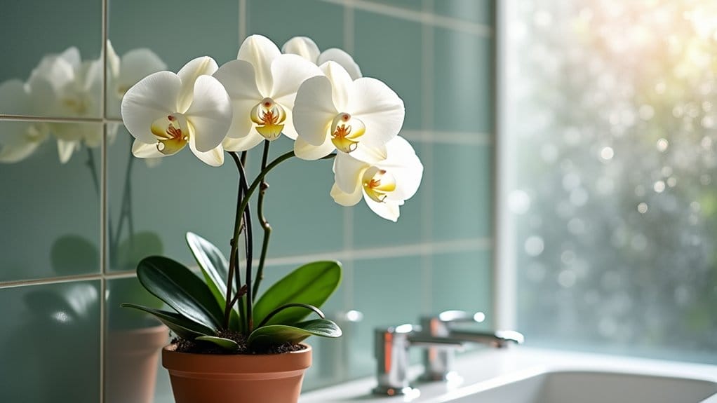 orchids thrive in bathrooms