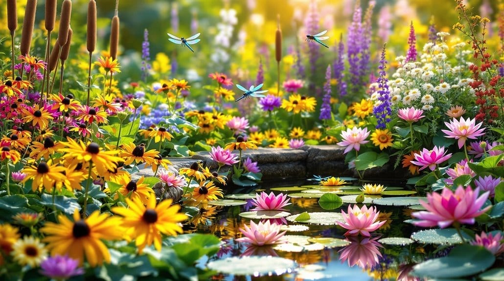 plants attracting dragonflies repelling mosquitoes